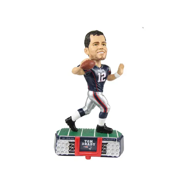 Bobble Tom Brady des lumières du stade des New England Patriots