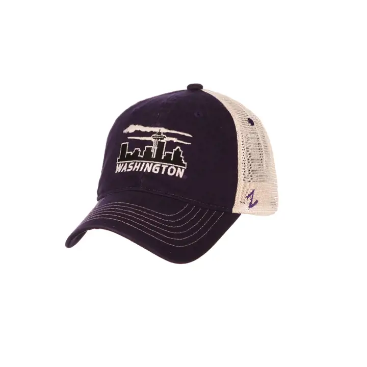 Casquette Washington Huskies NCAA Destination Mesh Adj orch/stone