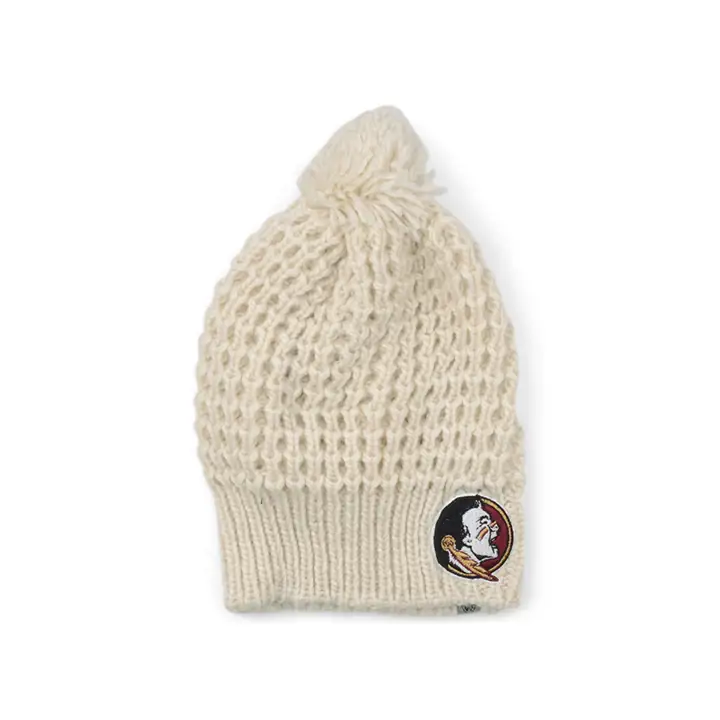 Florida State Seminoles NCAA Wmns Bonnet Pompon en Fourrure IVO