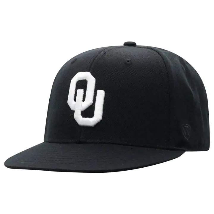 Oklahoma Sooners NCAA Casquette ajustée TOW Core BW BLK