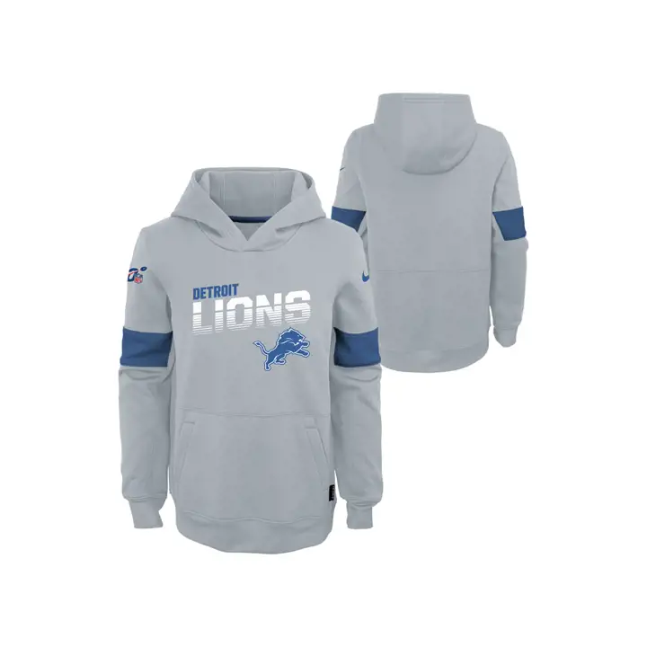 Detroit Lions NFL Youth Therma Hoodie 19 bleu