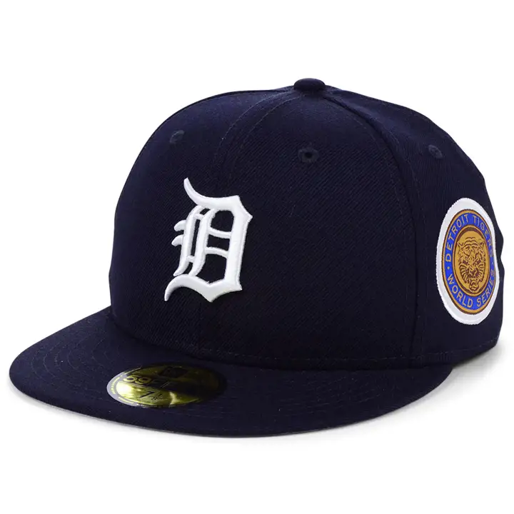 Casquette DETROIT TIGERS MLB World Series Patch 59FIFTY MARINE