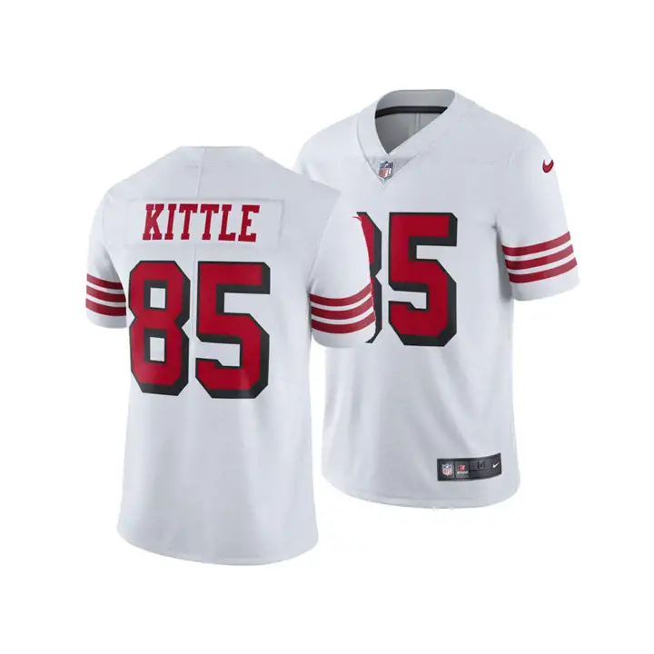 Maillot NFL 49ERS Color Rush Édition Limitée George Kittle BLANC