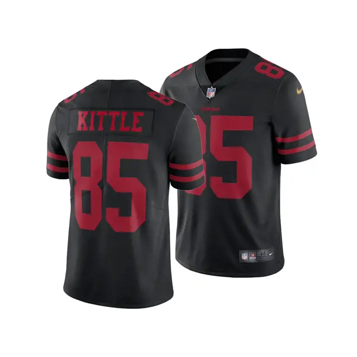 Maillot 49ERS NFL Vapor Untouchable Limited George Kittle blk
