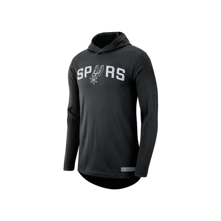 T-shirt à capuche SPURS NBA City Edition Courtside 19 noir