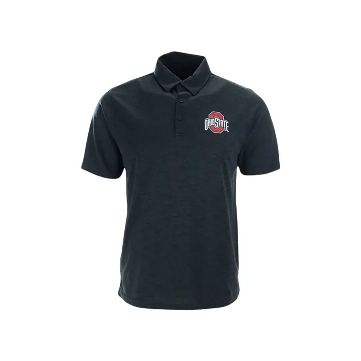 Ohio State Buckeyes NCAA Polo en polyester noir