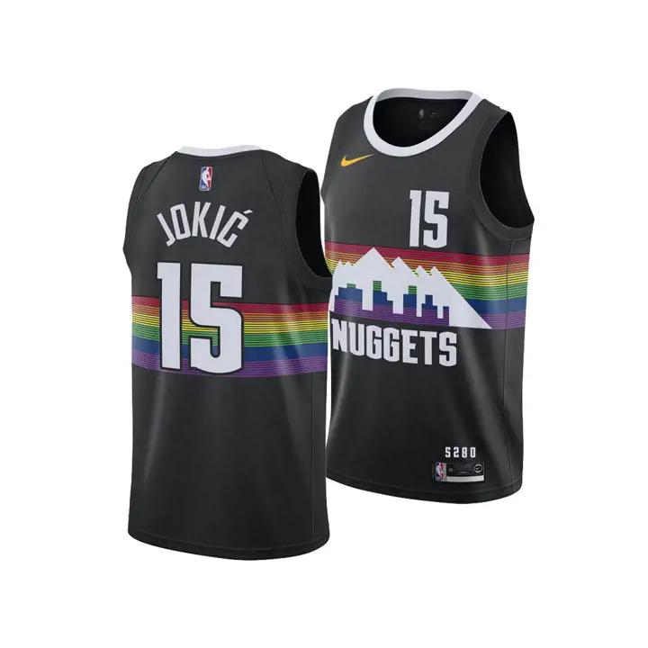 Maillot Swingman NBA City Edition 19 noir NIKOLA JOKIC