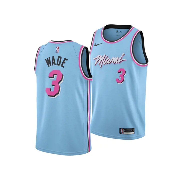 Maillot NBA City Edition SWINGMAN 19 Bleu DWYANE WADE