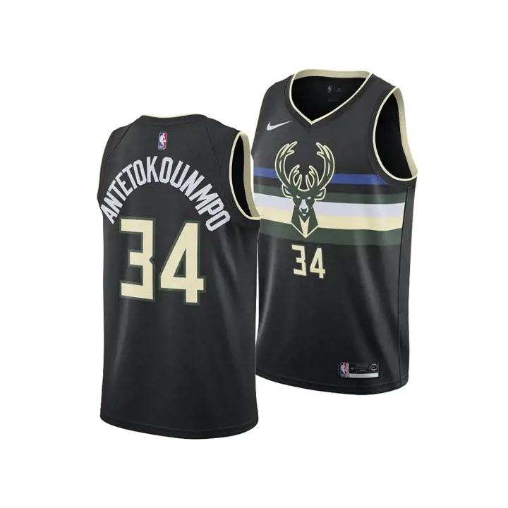 MAILLOT NBA SWINGMAN STATEMENT noir GIANNIS ANTETOKOUNMPO