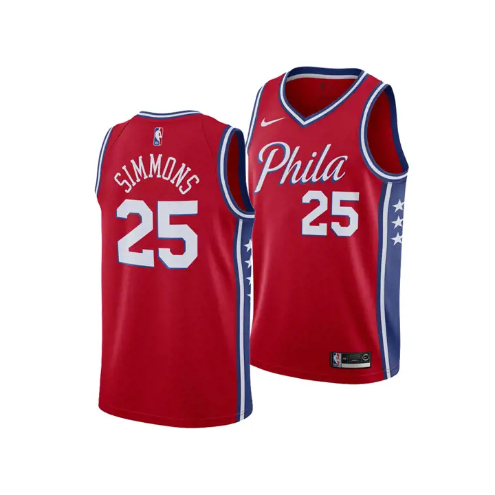 MAILLOT NBA STATEMENT SWINGMAN Rouge BEN SIMMONS