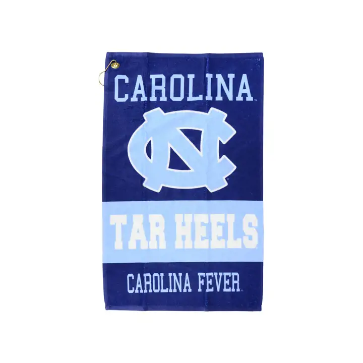 Serviette de sport blanche North Carolina Tar Heels