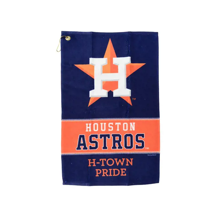 Houston Astros serviette de sport pour hayon blanc