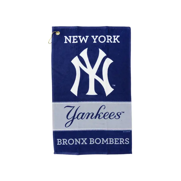 Serviette de sport New York Yankees, modèle Tailgate, blanche