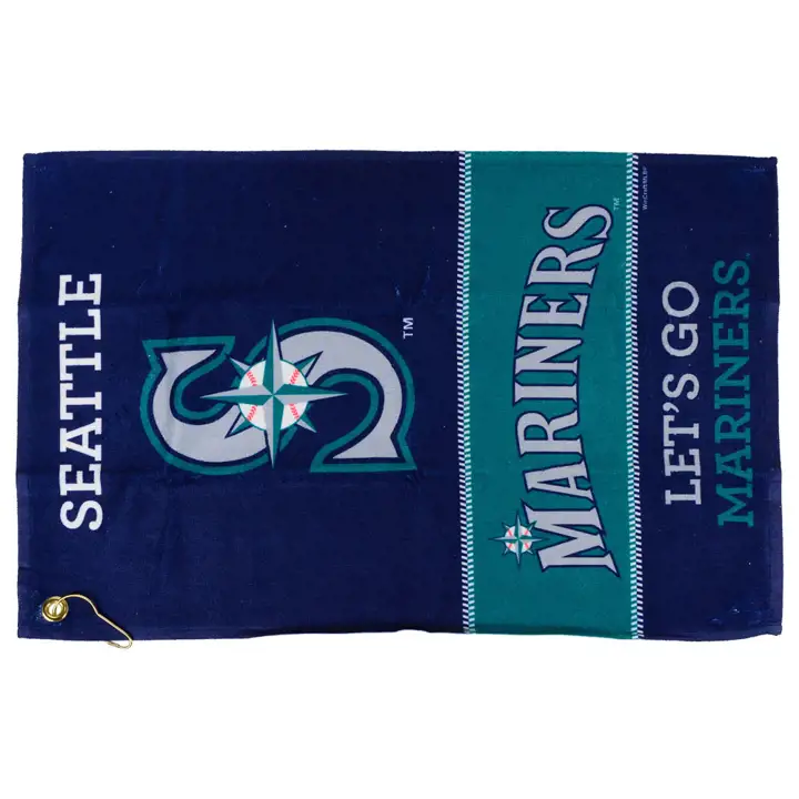 Serviette de sport Seattle Mariners pour pique-nique blanche