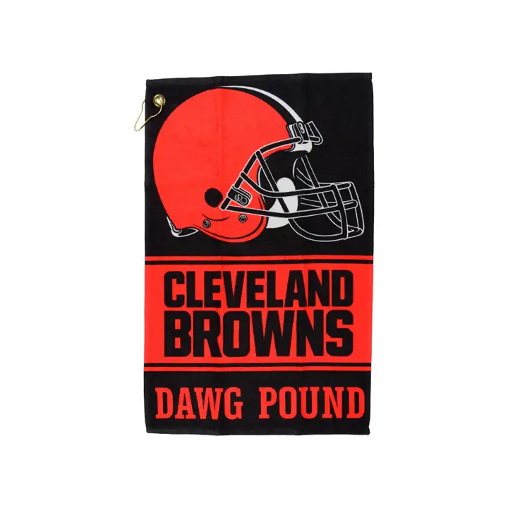 Serviette de sport Cleveland Browns pour tailgate blanc
