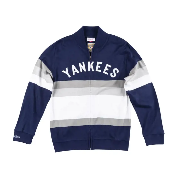 NEW YORK YANKEES MLB Veste Pull Authentique Bleu Marine