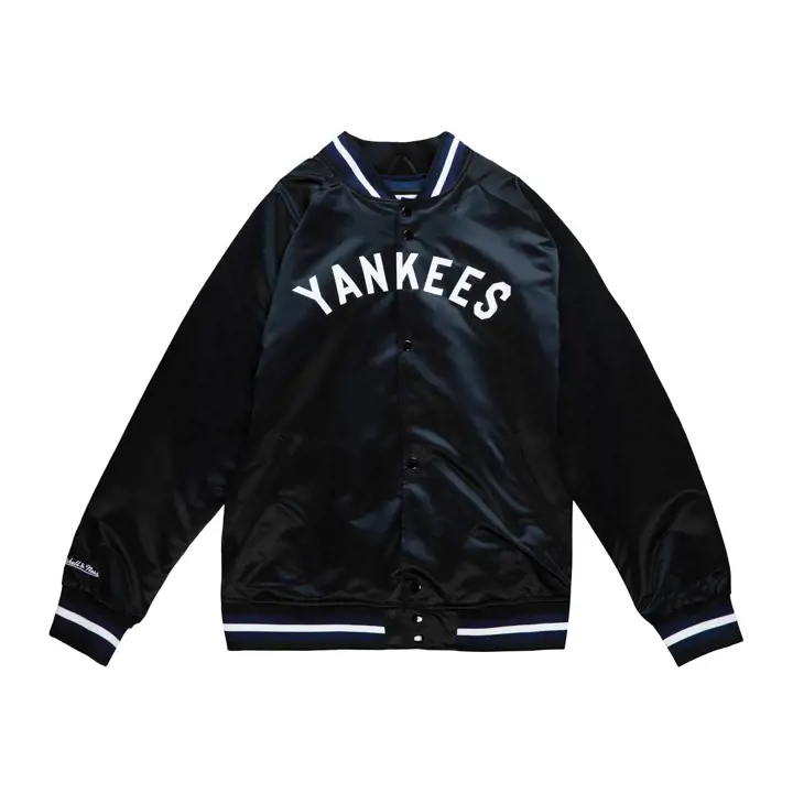 Blouson léger en satin Yankees MLB M&N noir
