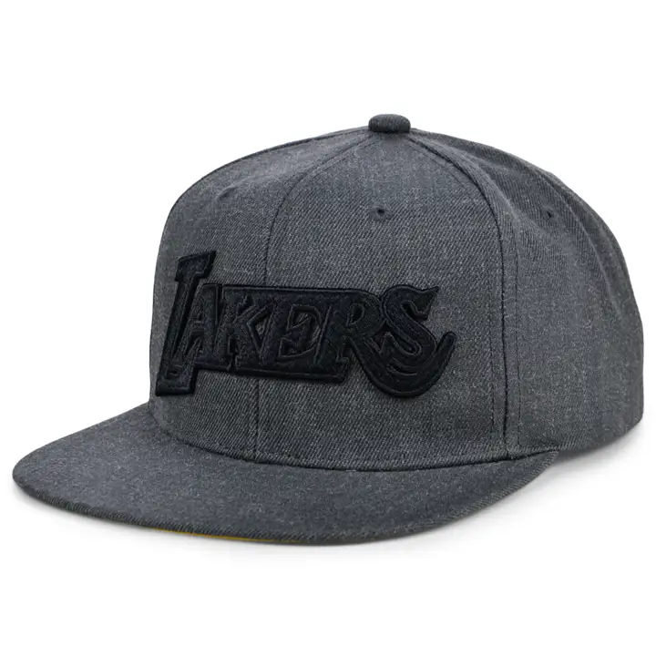 Casquette snapback Los Angeles Lakers NBA Dark Heather gris foncé