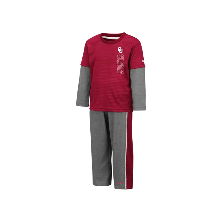 Ensemble Bayharts Oklahoma Sooners NCAA pour tout-petits 19 crim