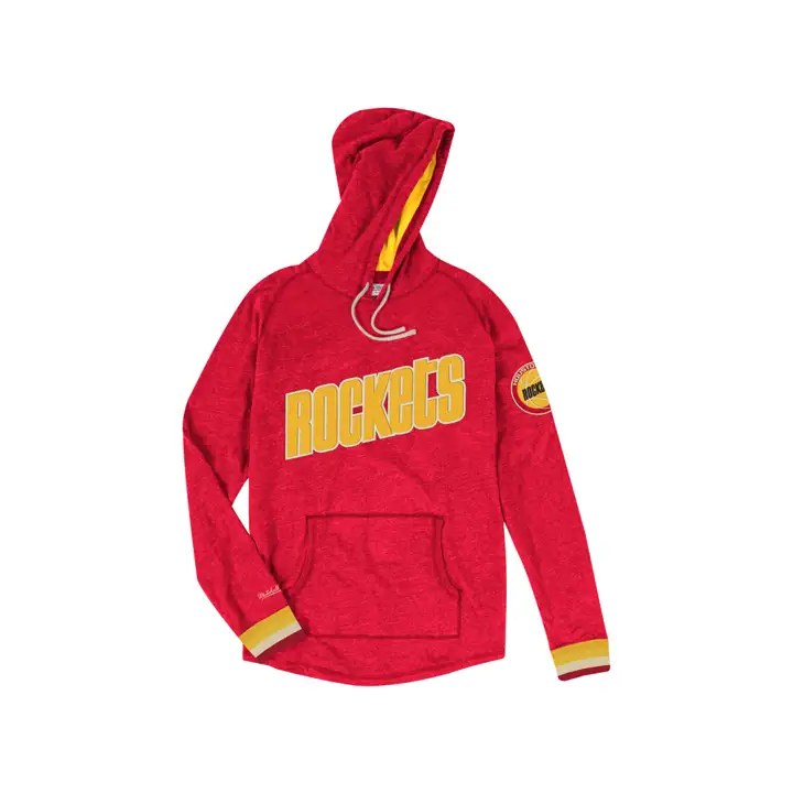 Sweat à capuche léger rouge Houston Rockets MN NBA