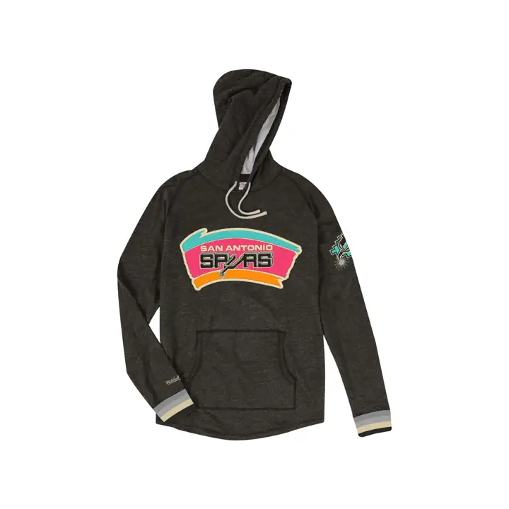 San Antonio Spurs MN NBA Sweat à capuche léger noir