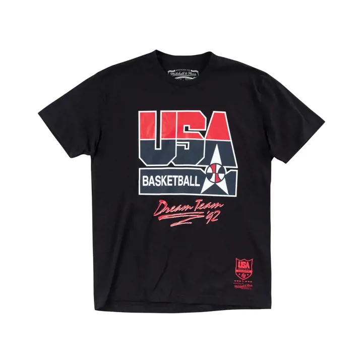 T-shirt Basketball USA 1992 noir