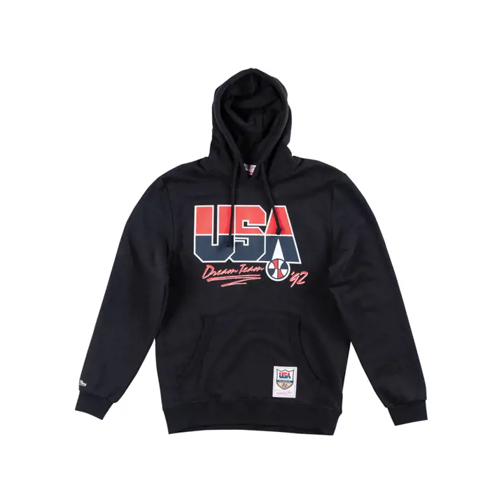 Hoodie USA Basketball MN 1992 USA Dream Team noir