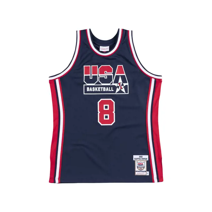 Maillot authentique NBA USA Basketball MN USA marine/rouge/blanc Scot