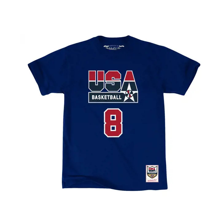 USA Basketball NBA T-shirt Joueur M&N Team USA Bleu Marine Scottie
