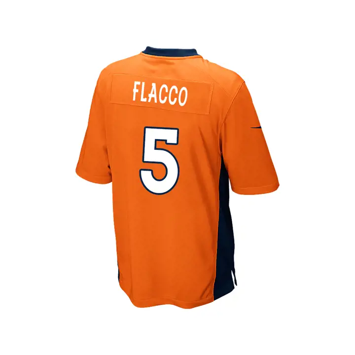 Maillot de match officiel Joe Flacco des Broncos de la NFL