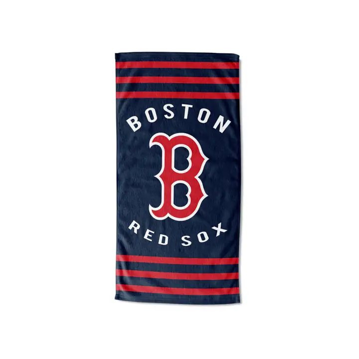Serviette de plage 30x60 720 Boston Red Sox rouge