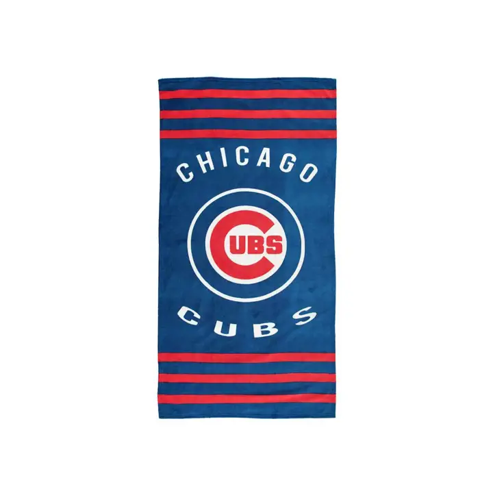 Serviette de plage 30x60 720 Chicago Cubs bleue