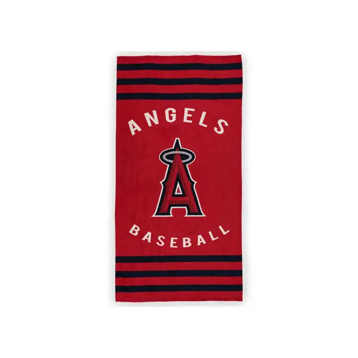 30x60 720 Serviette de plage Los Angeles Angels rouge