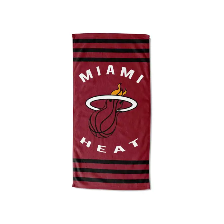 Serviette de plage Miami Heat rouge 30x60 720