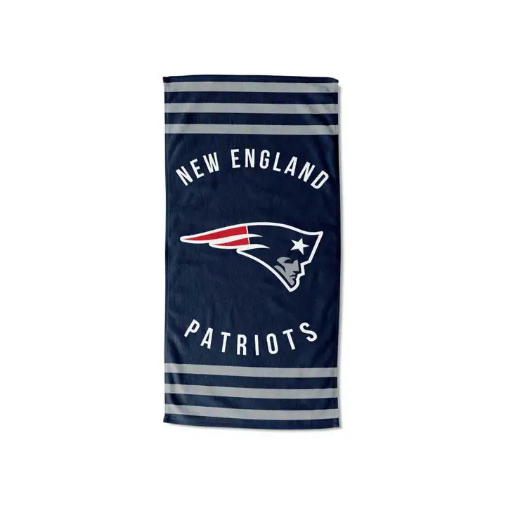 Serviette de plage 30x60 720 Patriots de la Nouvelle-Angleterre bleu marine