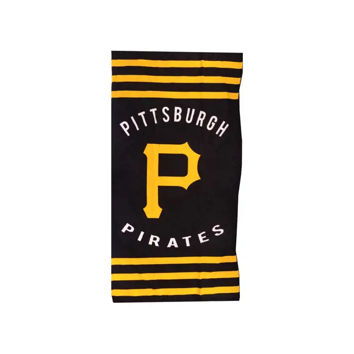 Serviette de plage 30x60 720 Pittsburgh Pirates noire