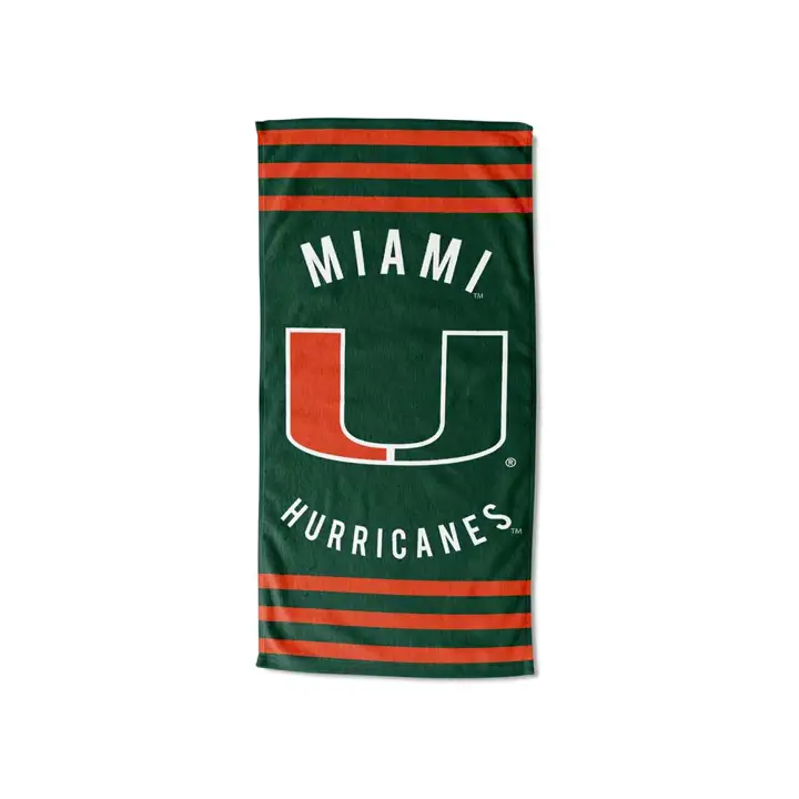 Serviette de plage Miami Hurricanes 30x60 720 AST