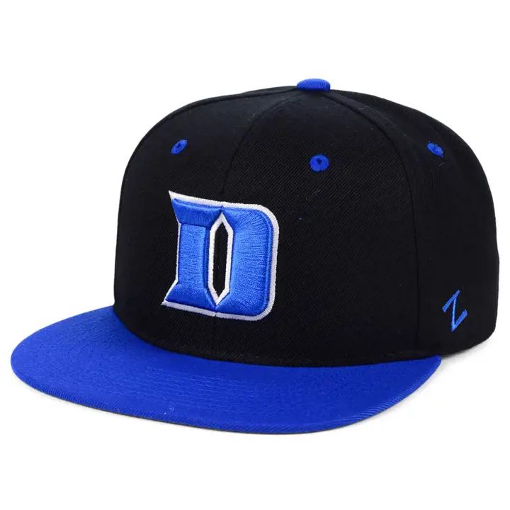 Casquette à bouton-pression Duke NCAA Z11 Core, noir/bleu roi
