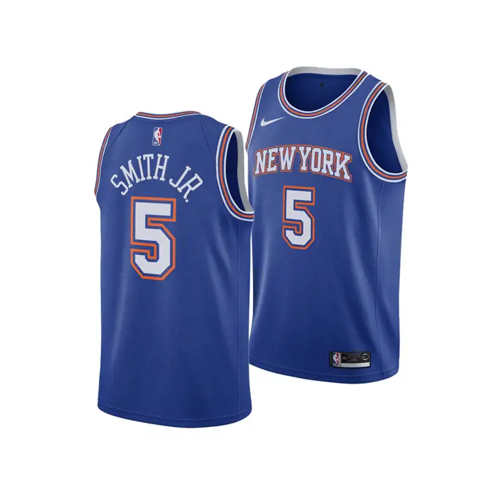 MAILLOT SWINGMAN KNICKS NBA Dennis Smith bleu