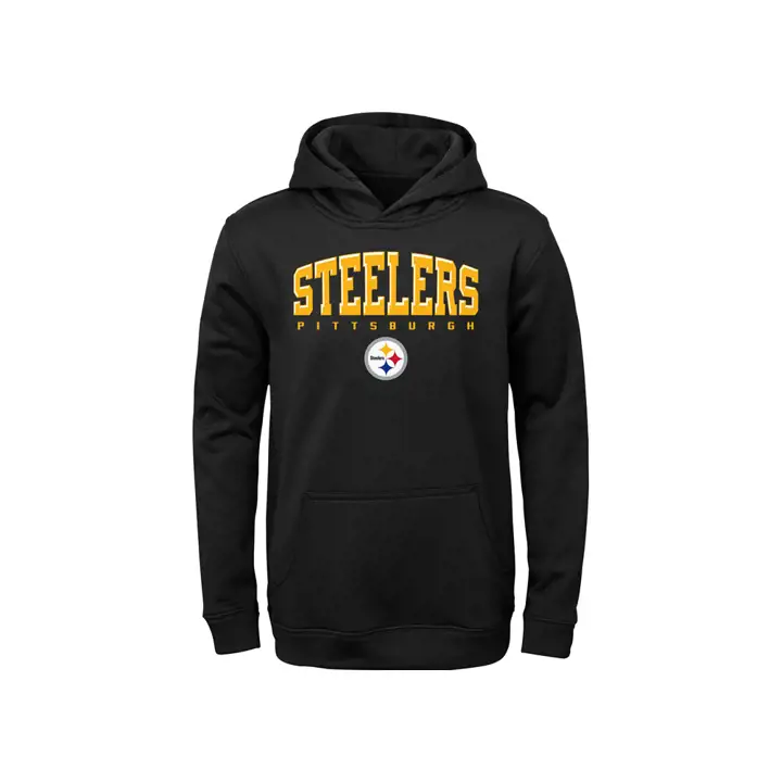 NFL Youth BF Fleece Hoodie 19 Pittsburgh Steelers noir