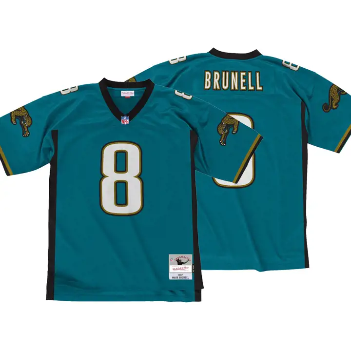 Maillot Rétro NFL M&N des Jaguars Mark Brunell sarcelle