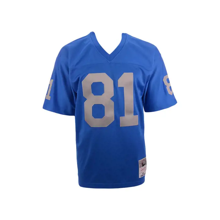 Maillot Rétro LIONS NFL M&N Replica Richard Lane bleu