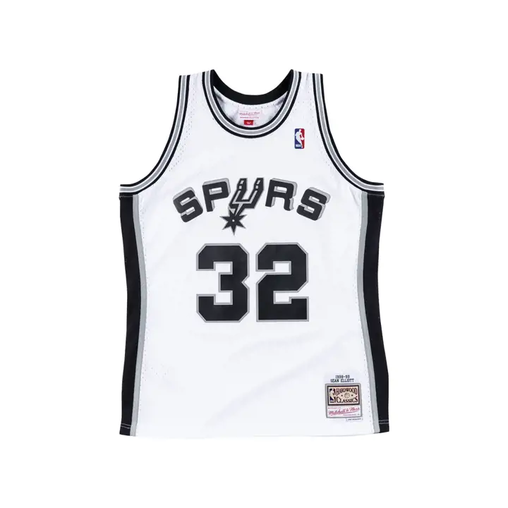 MAILLOT SWINGMAN SPURS NBA M&N Sean Elliott blc