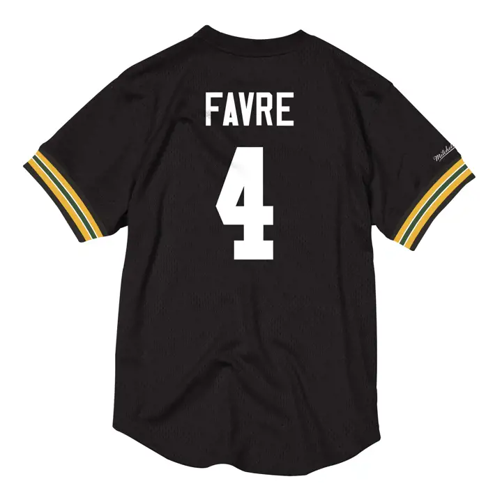 Haut ras-du-cou en maille NFL N&N 19 Green Bay Packers noir/vert/blanc Br
