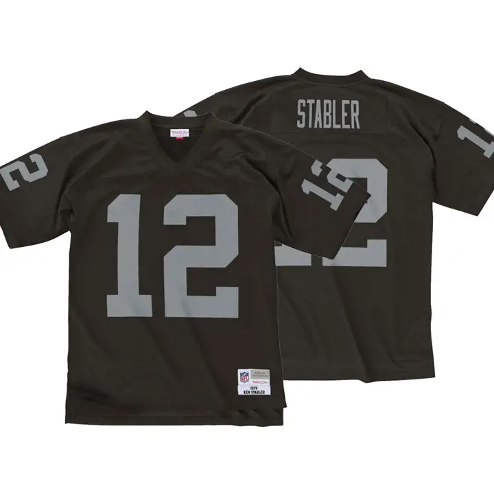 Maillot Rétro NFL M&N Replica LAS VEGAS RAIDERS noir Ken S