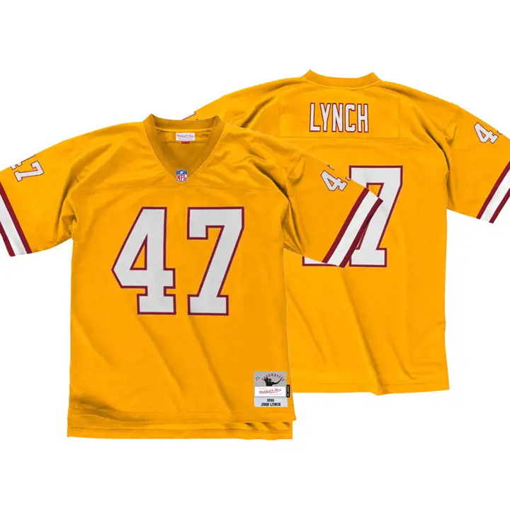 Maillot de football américain NFL M&N Replica Throwback Tampa Bay Buccaneers orange Jo