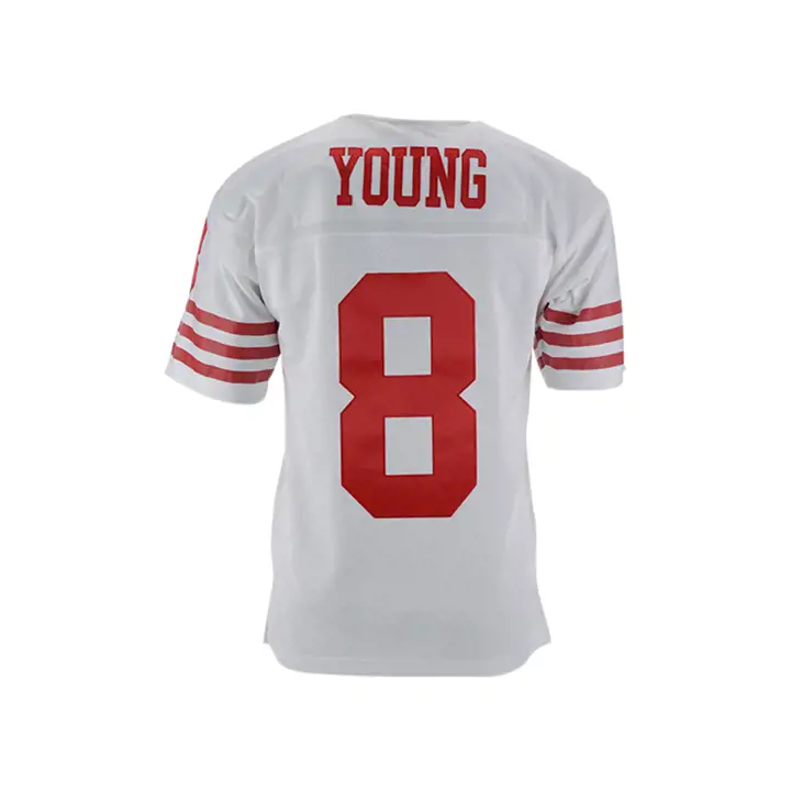 Maillot Rétro NFL San Francisco 49ers M&N Réplique Steve Y