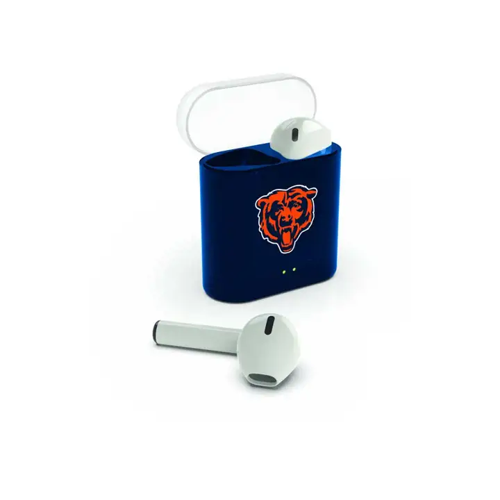 Écouteurs sans fil Chicago Bears blanc/bleu marine