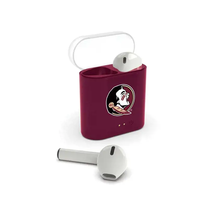 Écouteurs sans fil Florida State Seminoles blanc/rouge