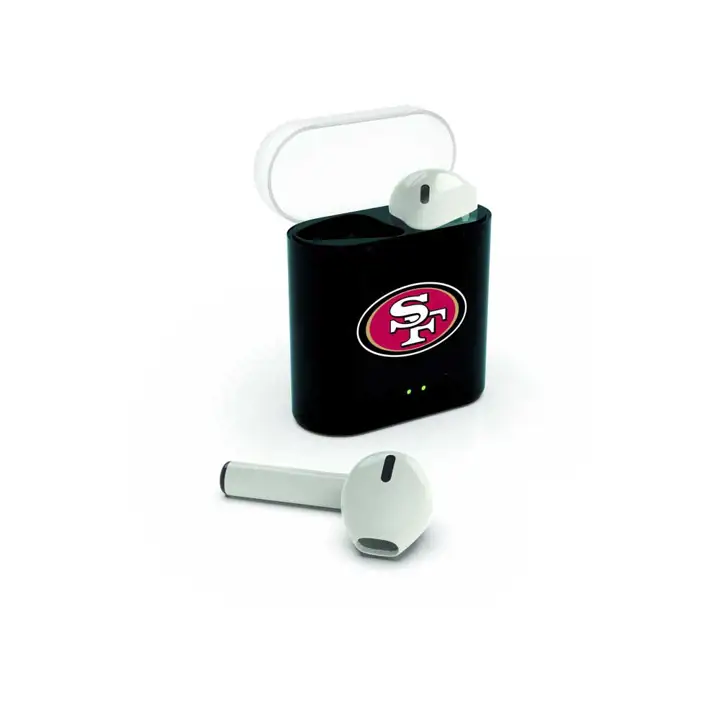 Écouteurs sans fil San Francisco 49ers blc/rouge